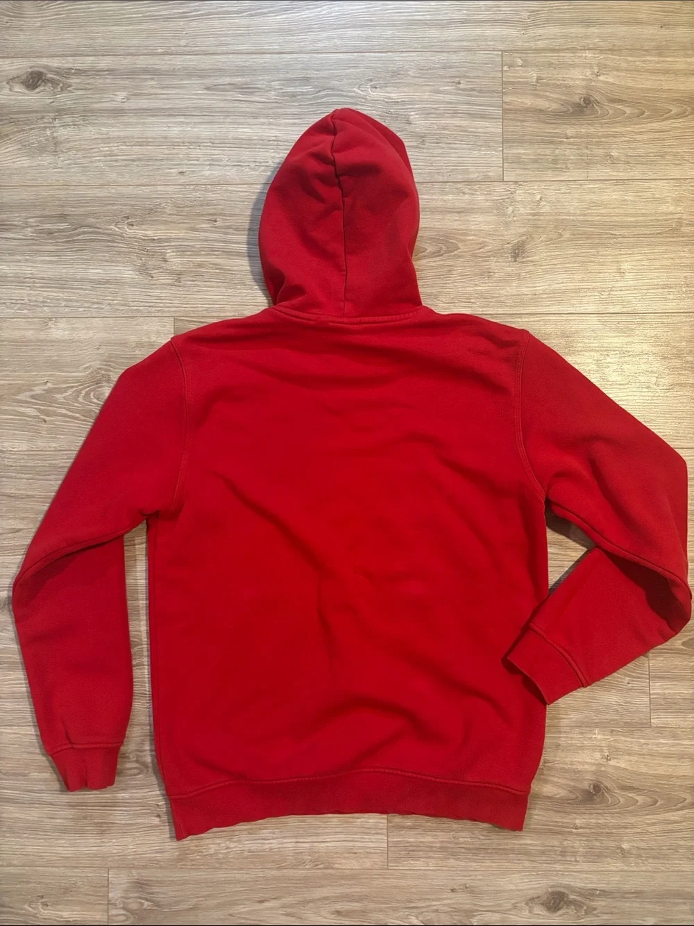 adidas Red Trefoil Pullover Hoodie